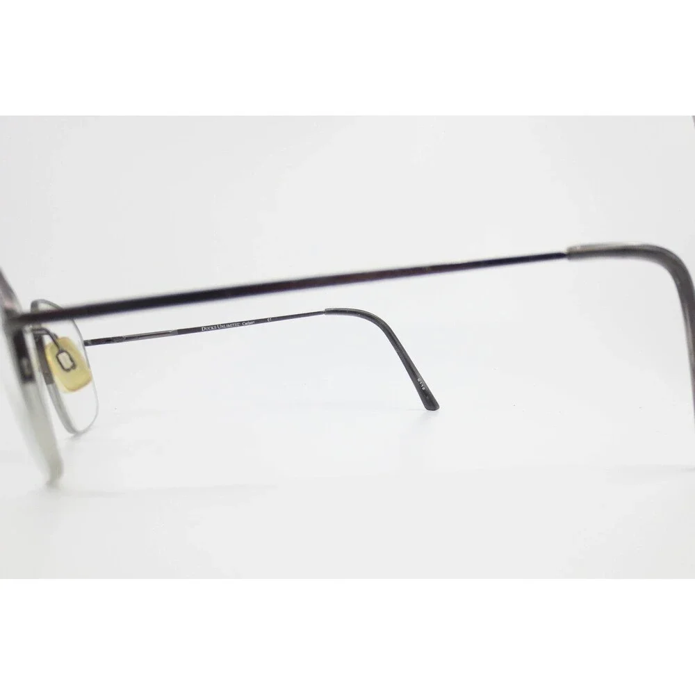 Ducks Unlimited Carlson Matte Gunmetal MGU Semi Rimless Eyeglasses 52-20-140